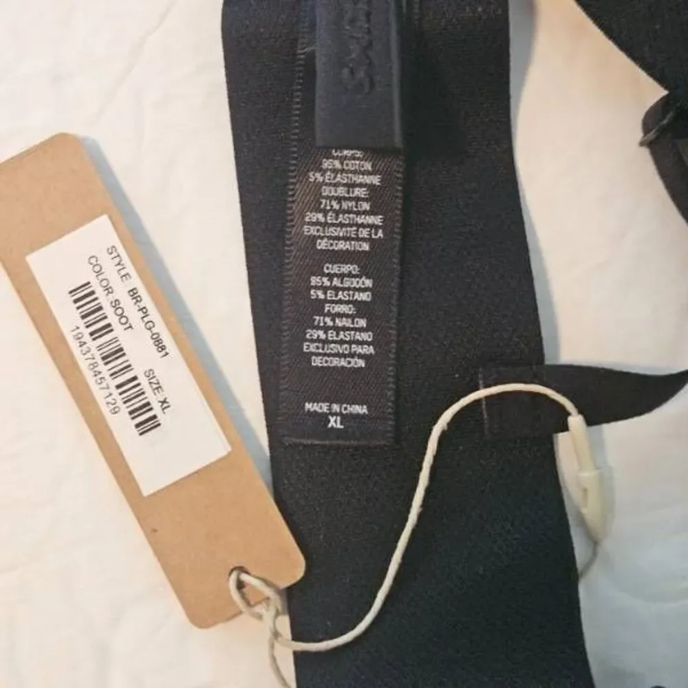 SKIMS COTTON RIBBED TRIANGLE BRA NWT - Picture 8 of 10